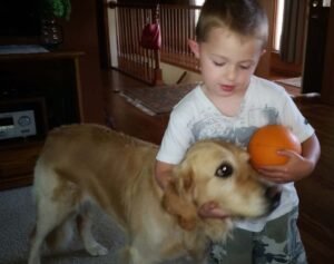 dogs and children therapy